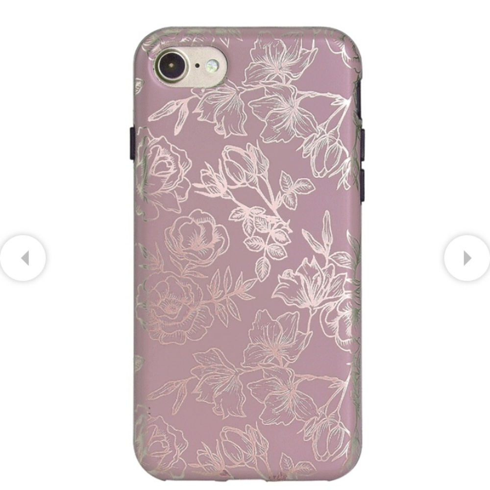 Dusty Rose Iphone 8 Chrome Case